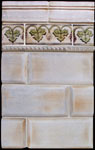 Early Vintage handmade tile-Bevel