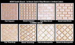 South Beach Mosaics-Flat or Beveled